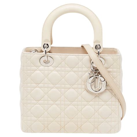 dior beige lotus|lady dior designer bag.